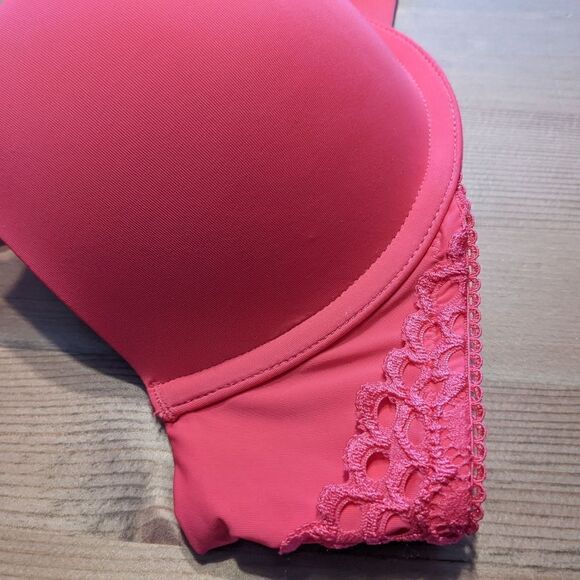 AERIE Harper bra punch pink 34B c004 - Picture 9 of 10